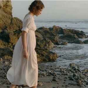 Doen Eclipse Nightgown Organic Cotton in Salt XXS